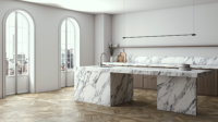 Full body color 20mm thick calacatta sintered stone slabs,optimustone stone benchtop